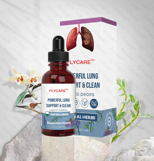 FLYCARE™ Herbal Lung Care Drops - Powerful Lung Support & Cleanse & Respiratory - Made in USA 🌿