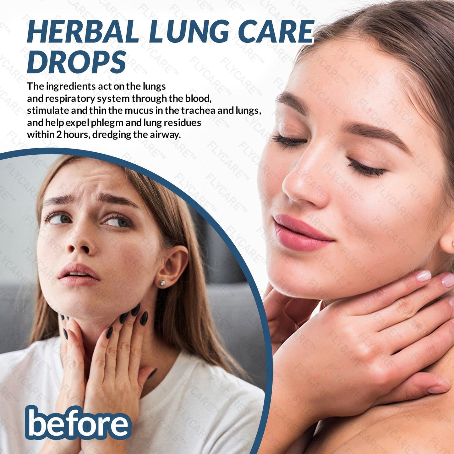 FLYCARE™ Herbal Lung Care Drops - Powerful Lung Support & Cleanse & Respiratory - Made in USA 🌿