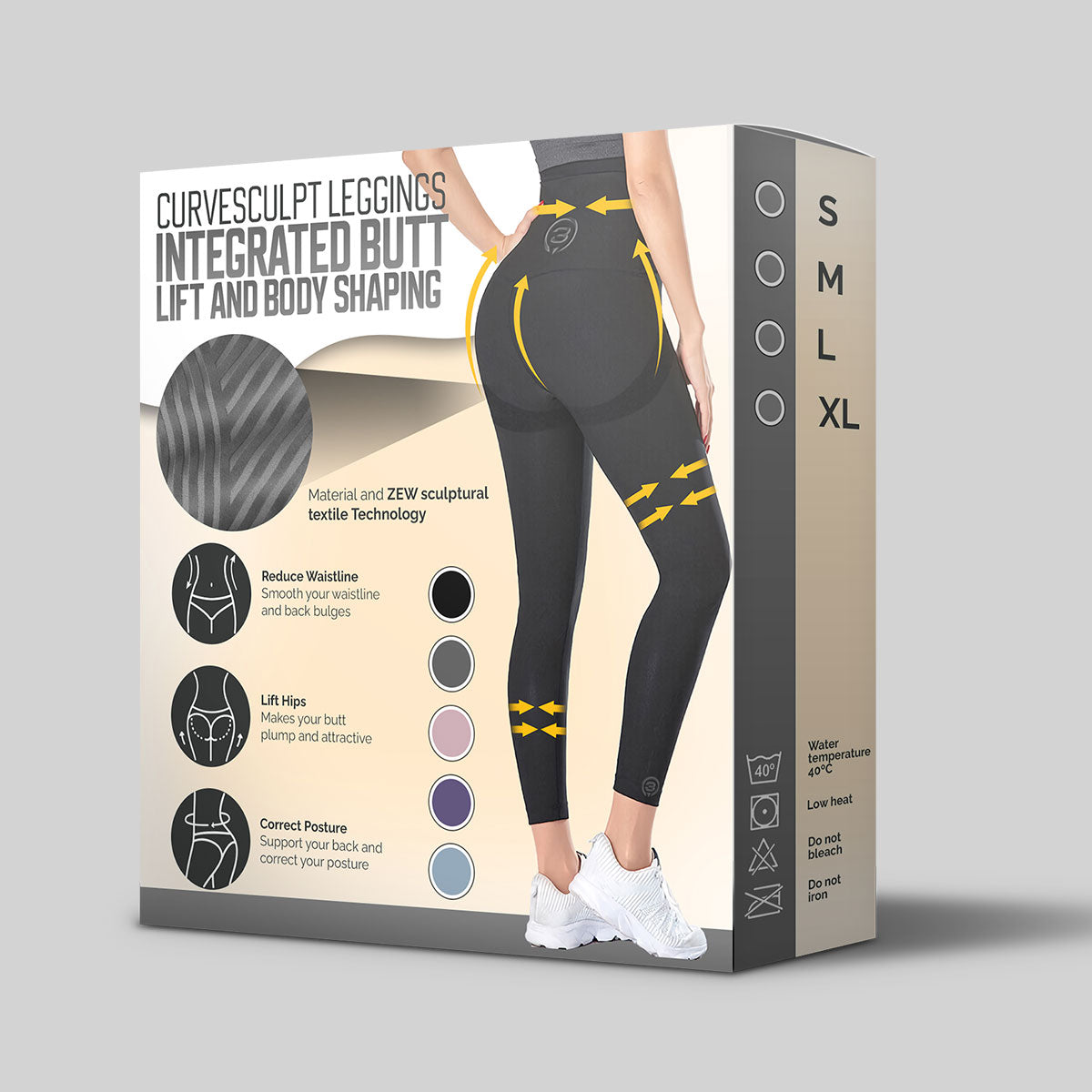 CurveSculpt™ Leggings Integrated Butt Lift and Body Shaping