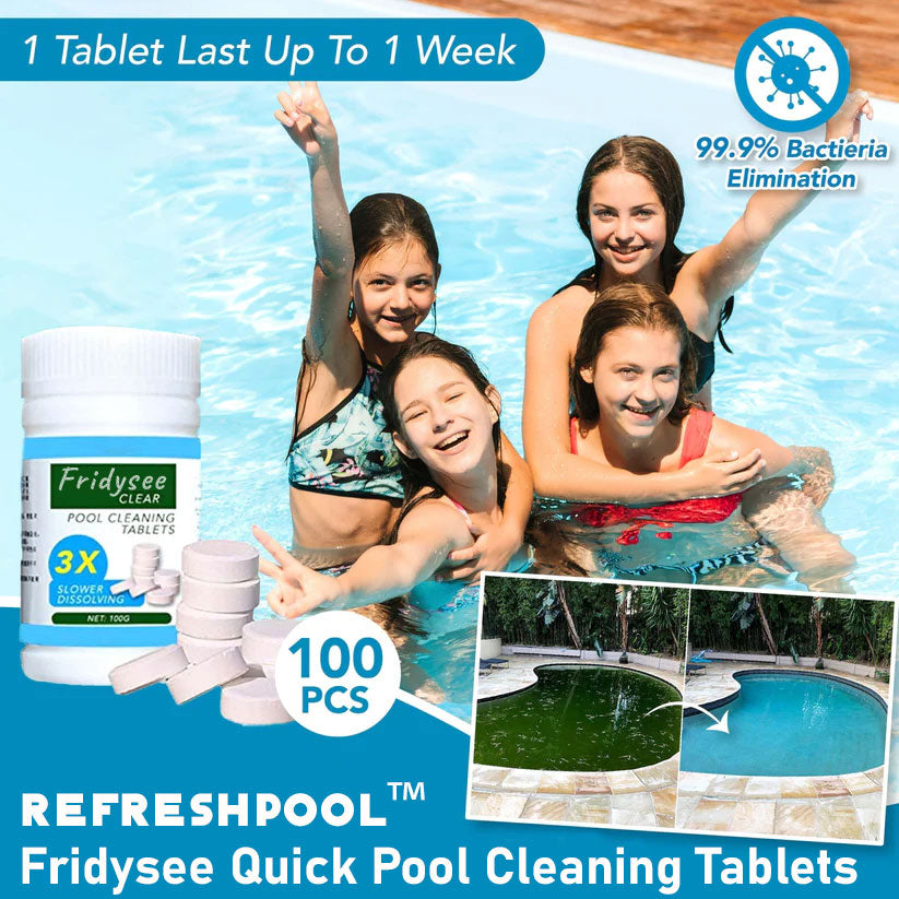 🔥Last Day Promotion - SAVE 49% OFF RefreshPool™ Fridysee Quick Pool Cleaning Tablets