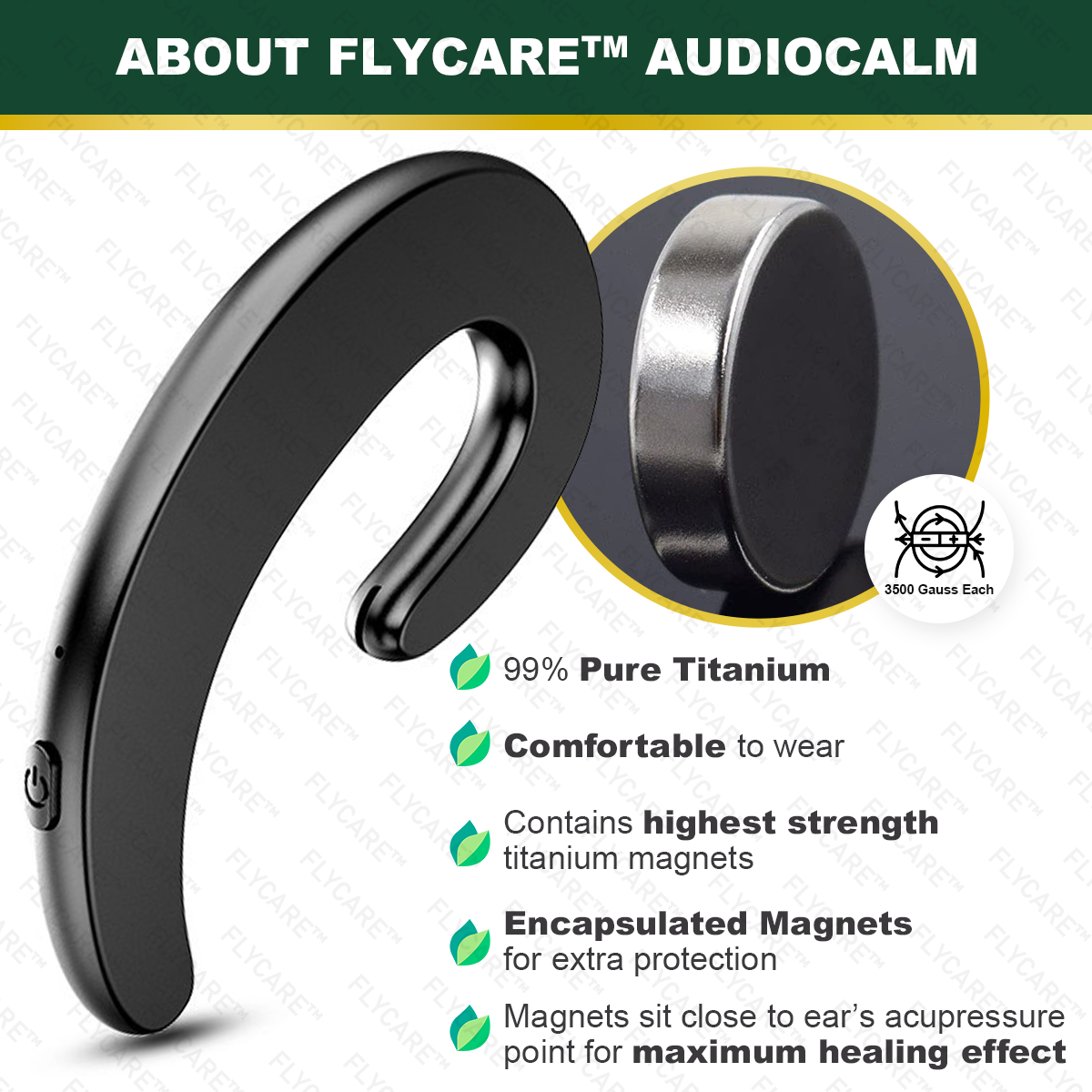 FLYCARE™ AudioCalm Tinnitus Magnetic Therapy Device⭐